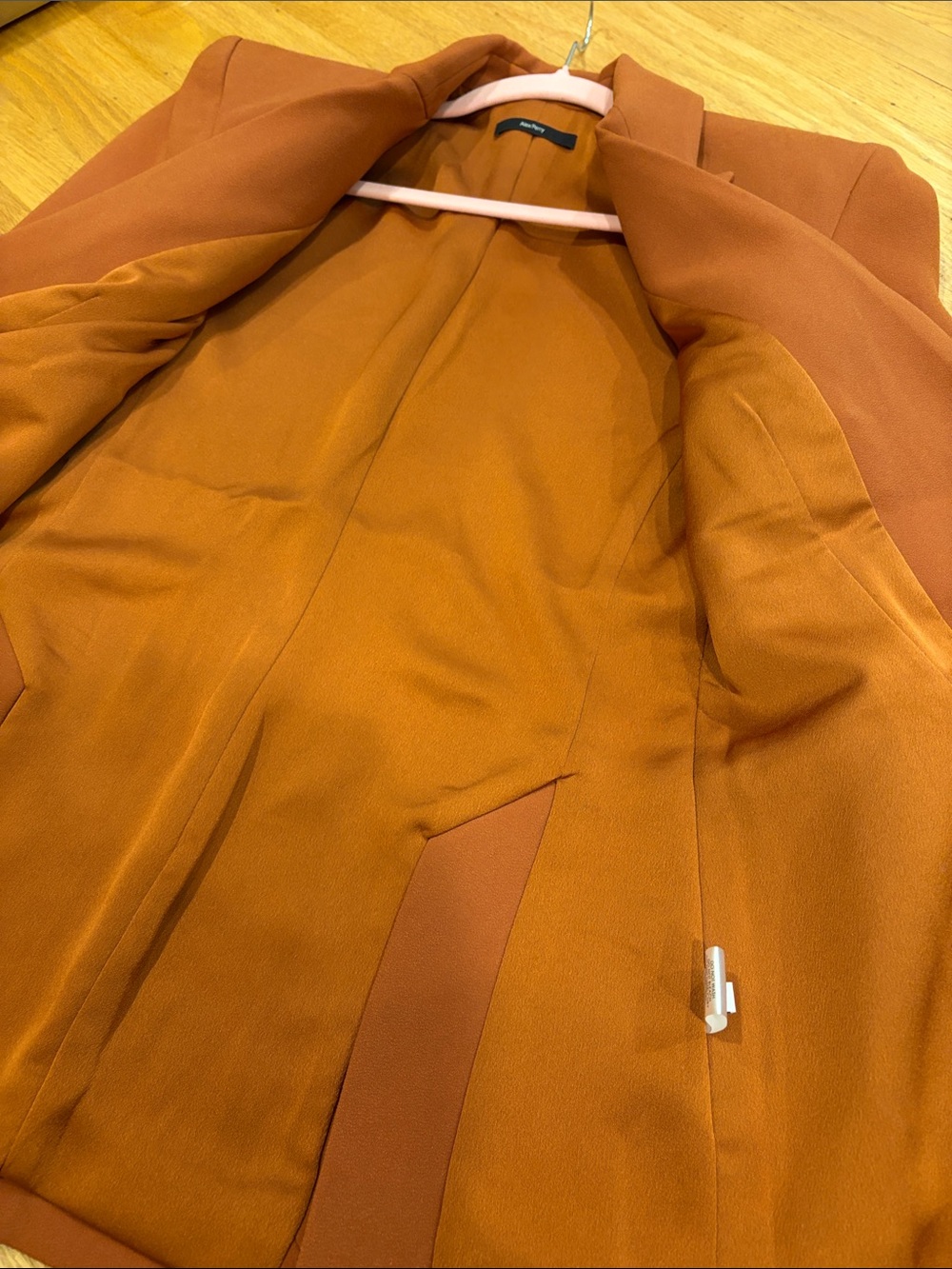 NWOT Alex Perry Double-Breasted Blazer in Rust, Size US 6 - Picture 9 of 11